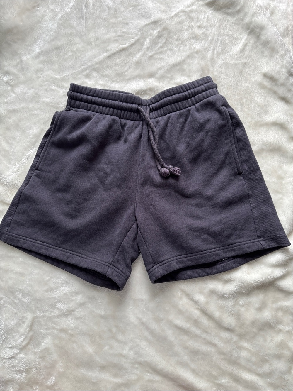 TNA Athletic Drawstring Shorts in Charcoal Gray